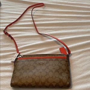Tan Coach Purse